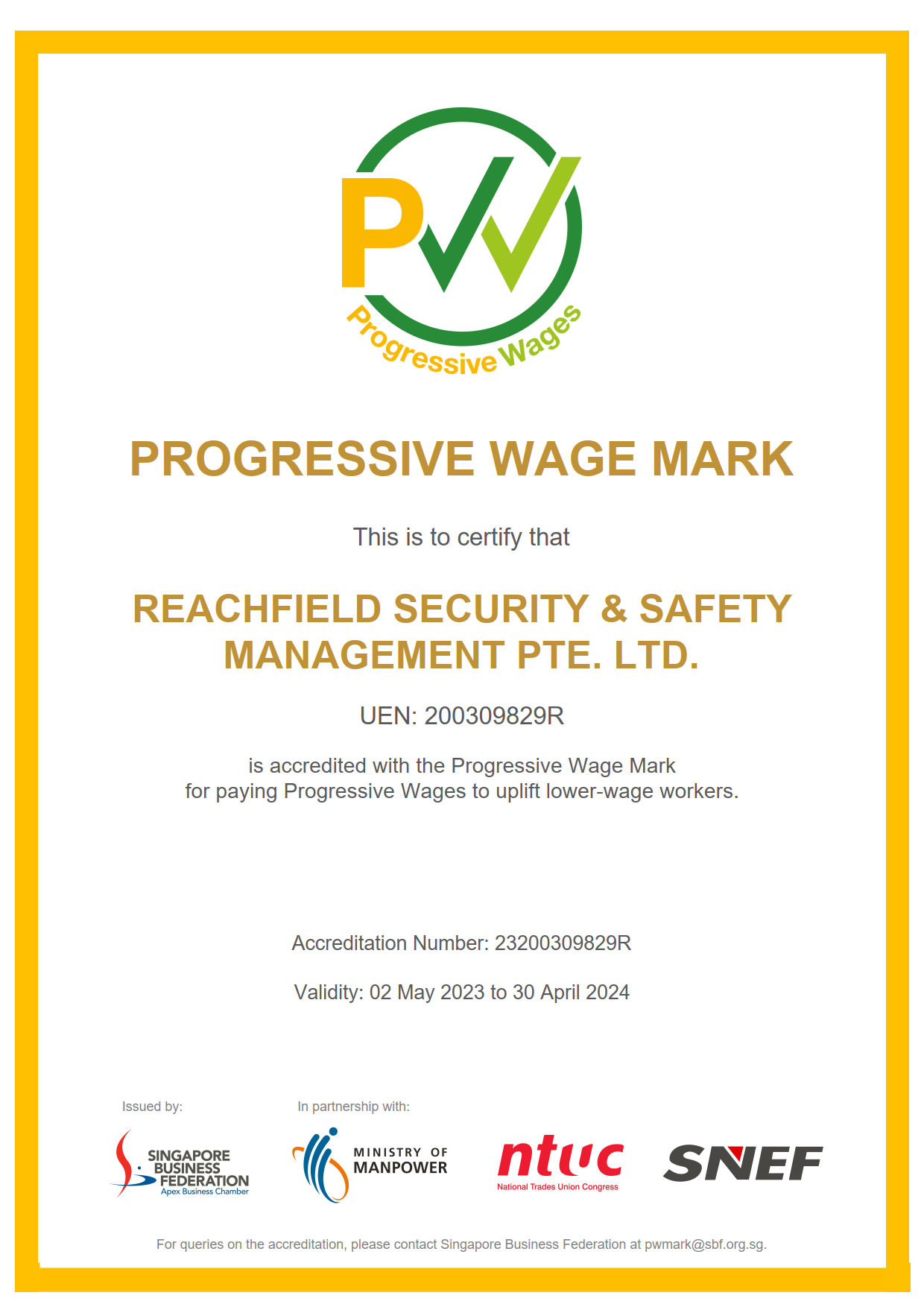 Progressive Wage Mark
